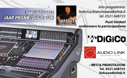 la locandina dei Workshop Digico SD Series